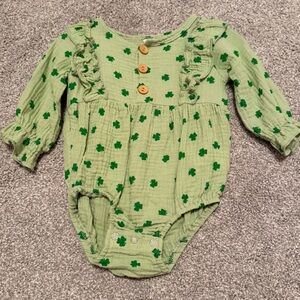 Green Clover Kids One Piece